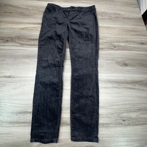 Ann Taylor Petite The Skinny Black Velvet Pants‎ Size 2P